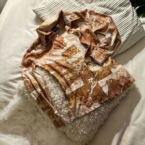 Chico's Abstract Print Blouse